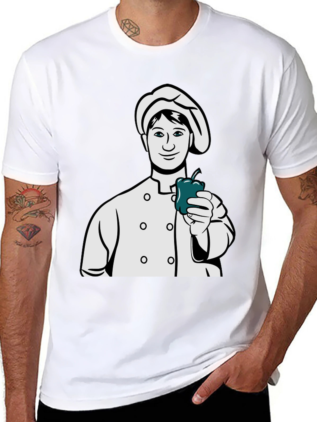 Chef Pepper Graphic T-Shirt