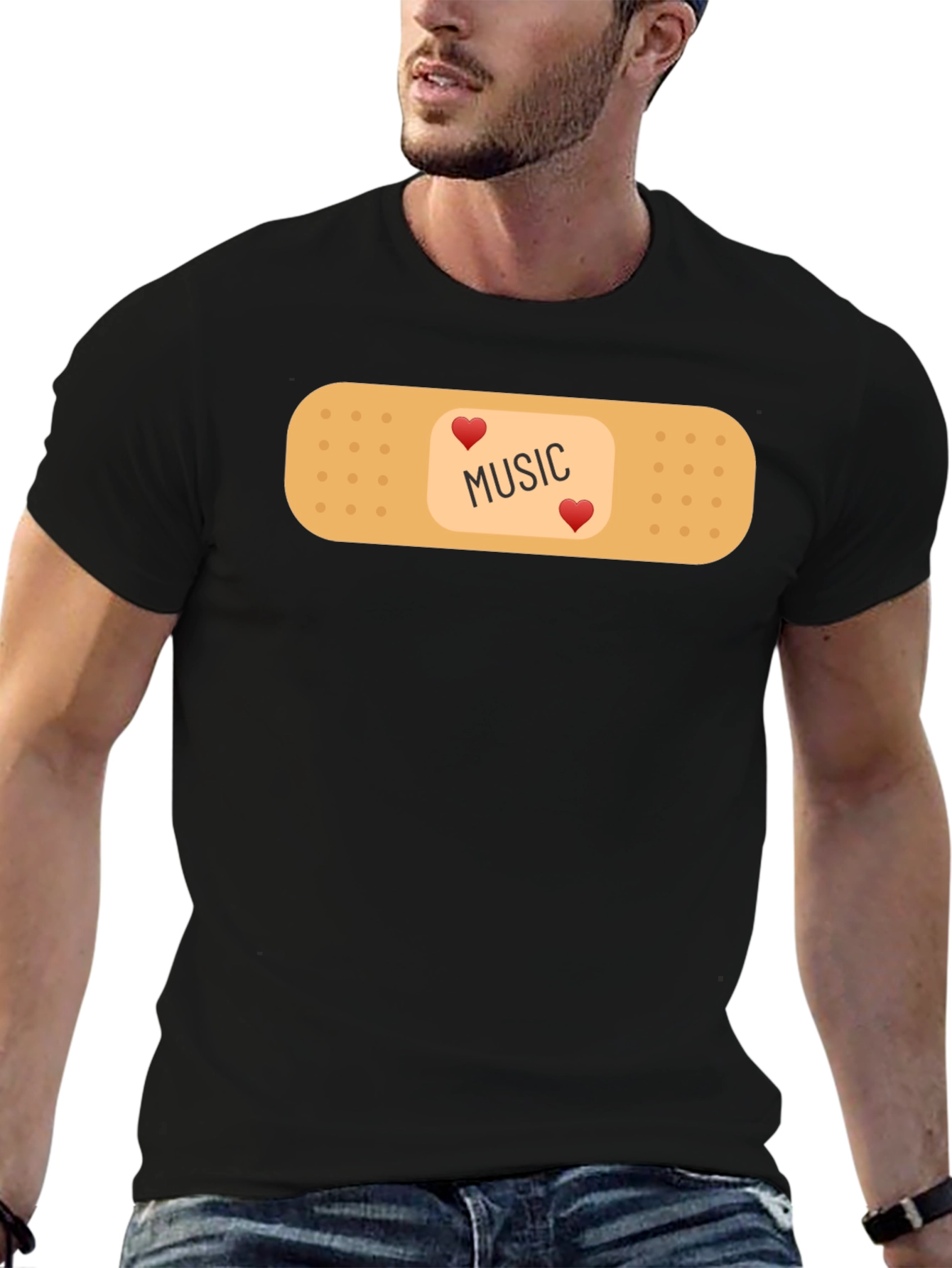 Music Lovers Bandage Tee