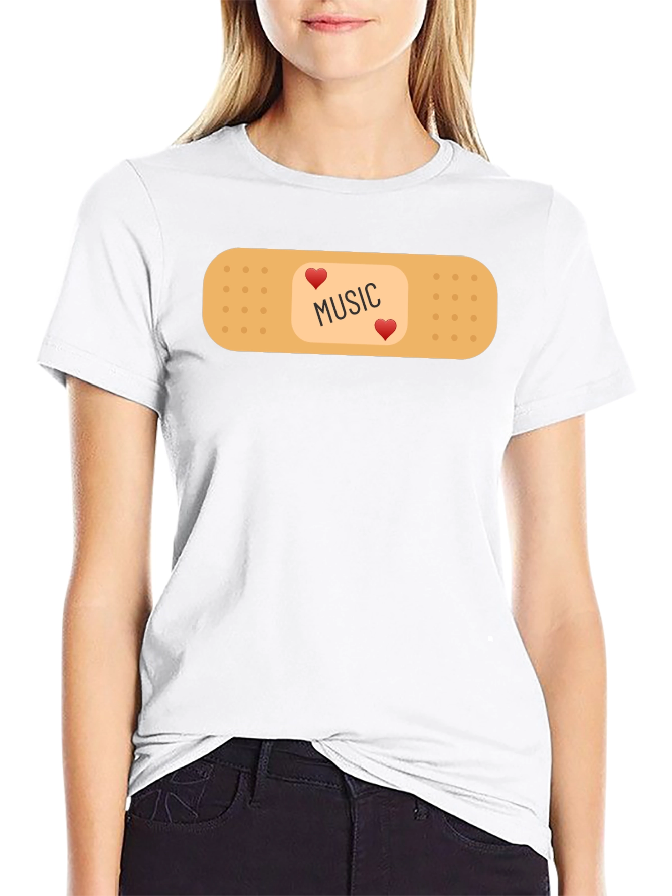 Music Lovers Bandage Tee