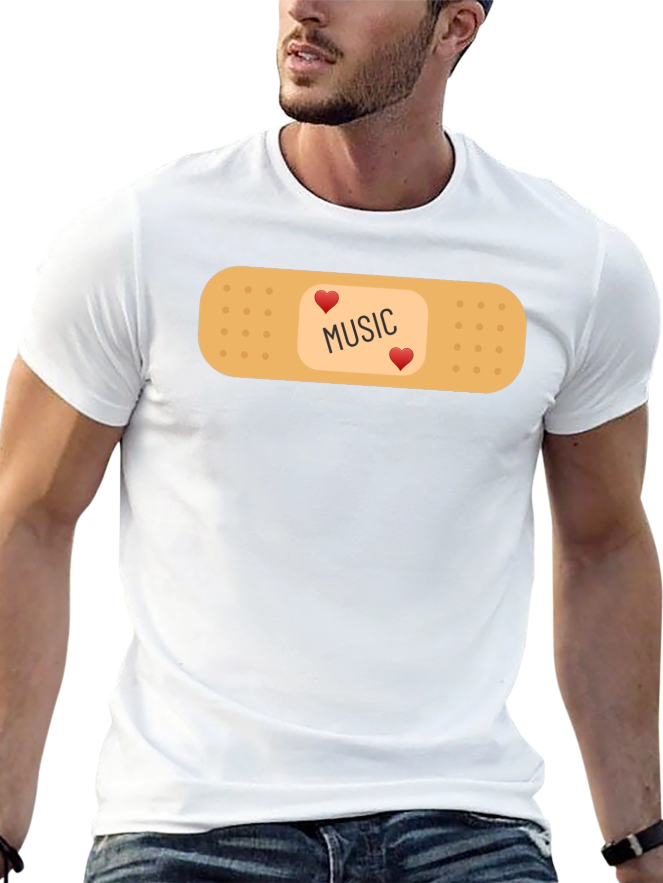 Music Lovers Bandage Tee
