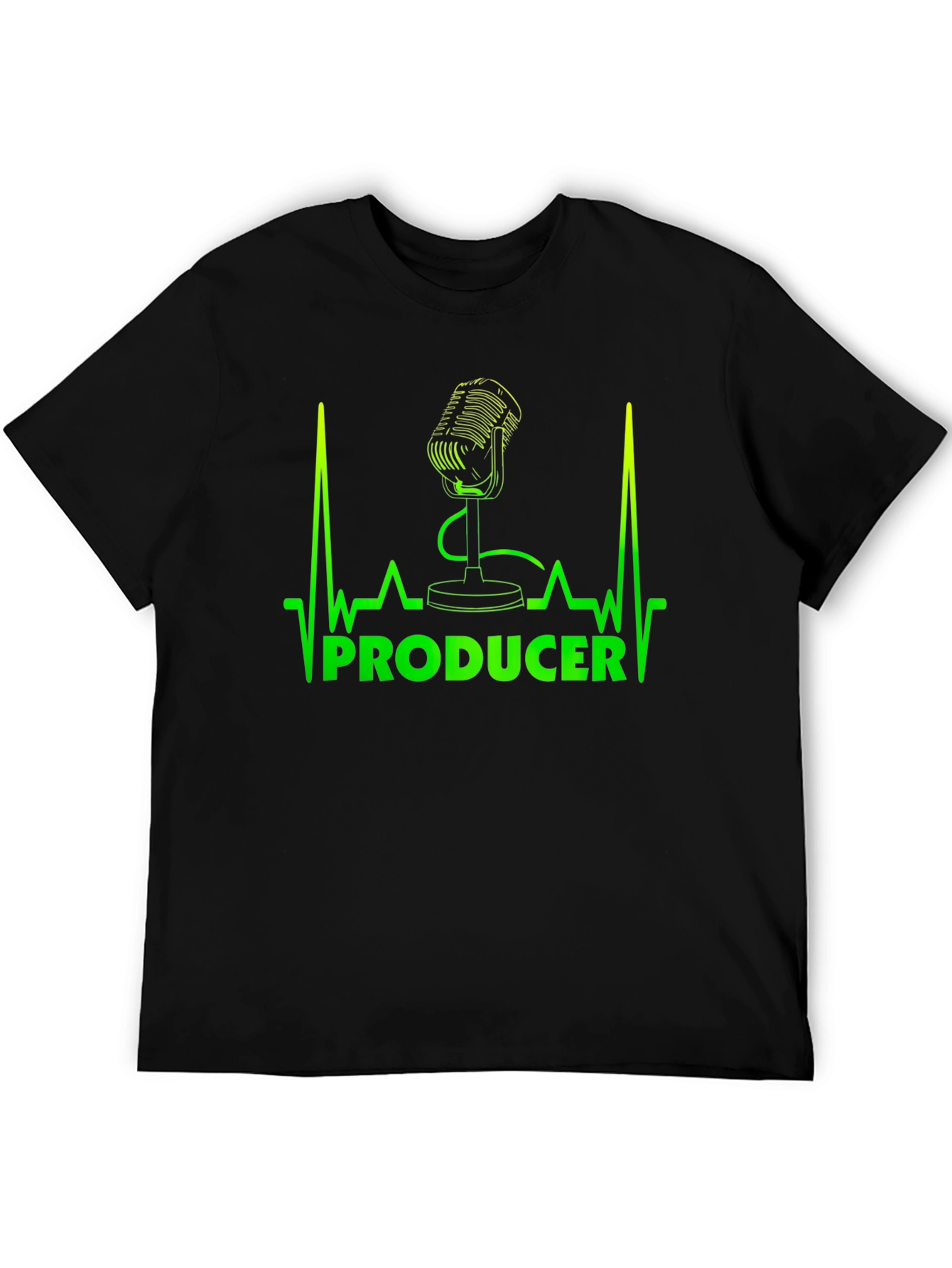 Producer Microphone Heartbeat T-Shirt