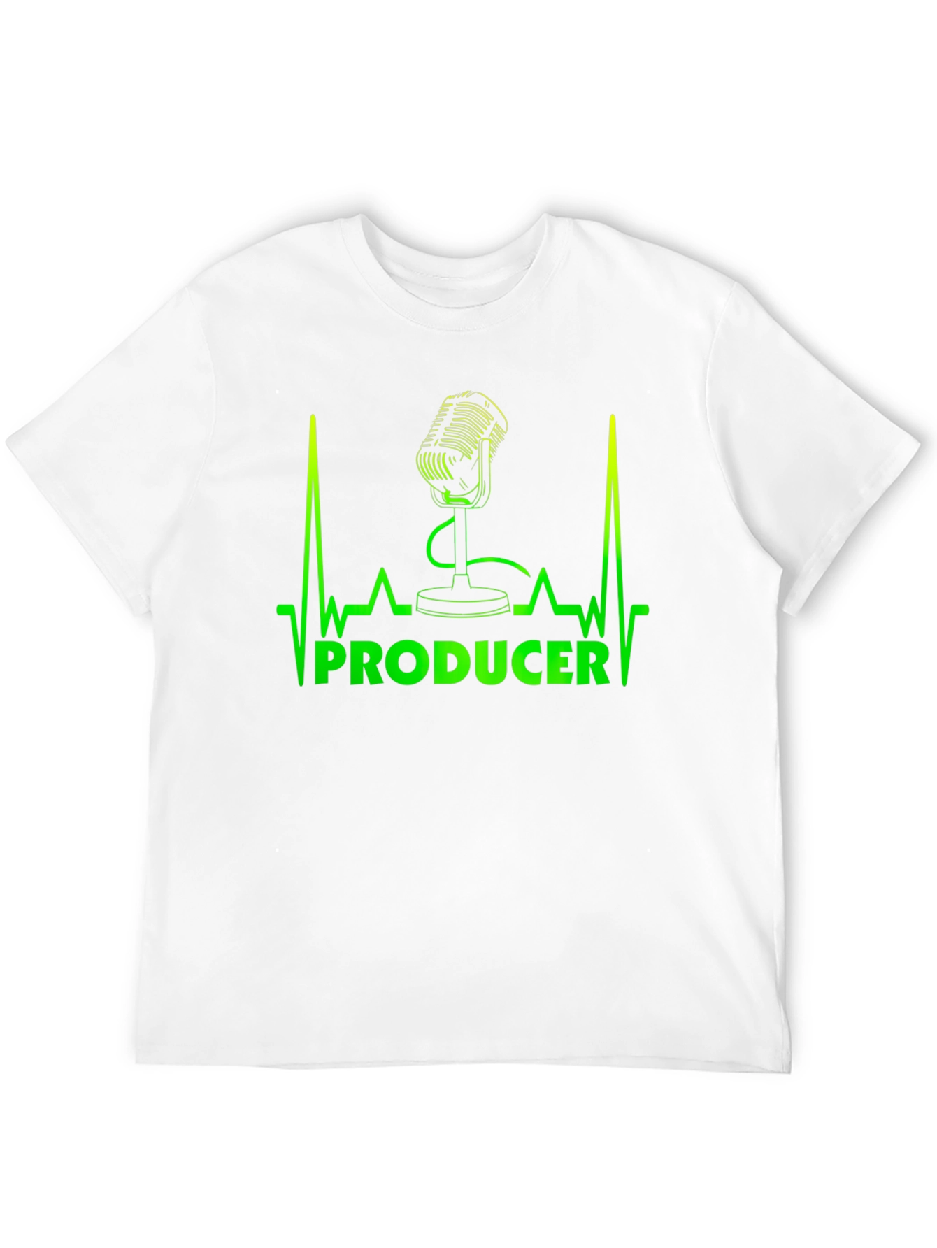 Producer Microphone Heartbeat T-Shirt