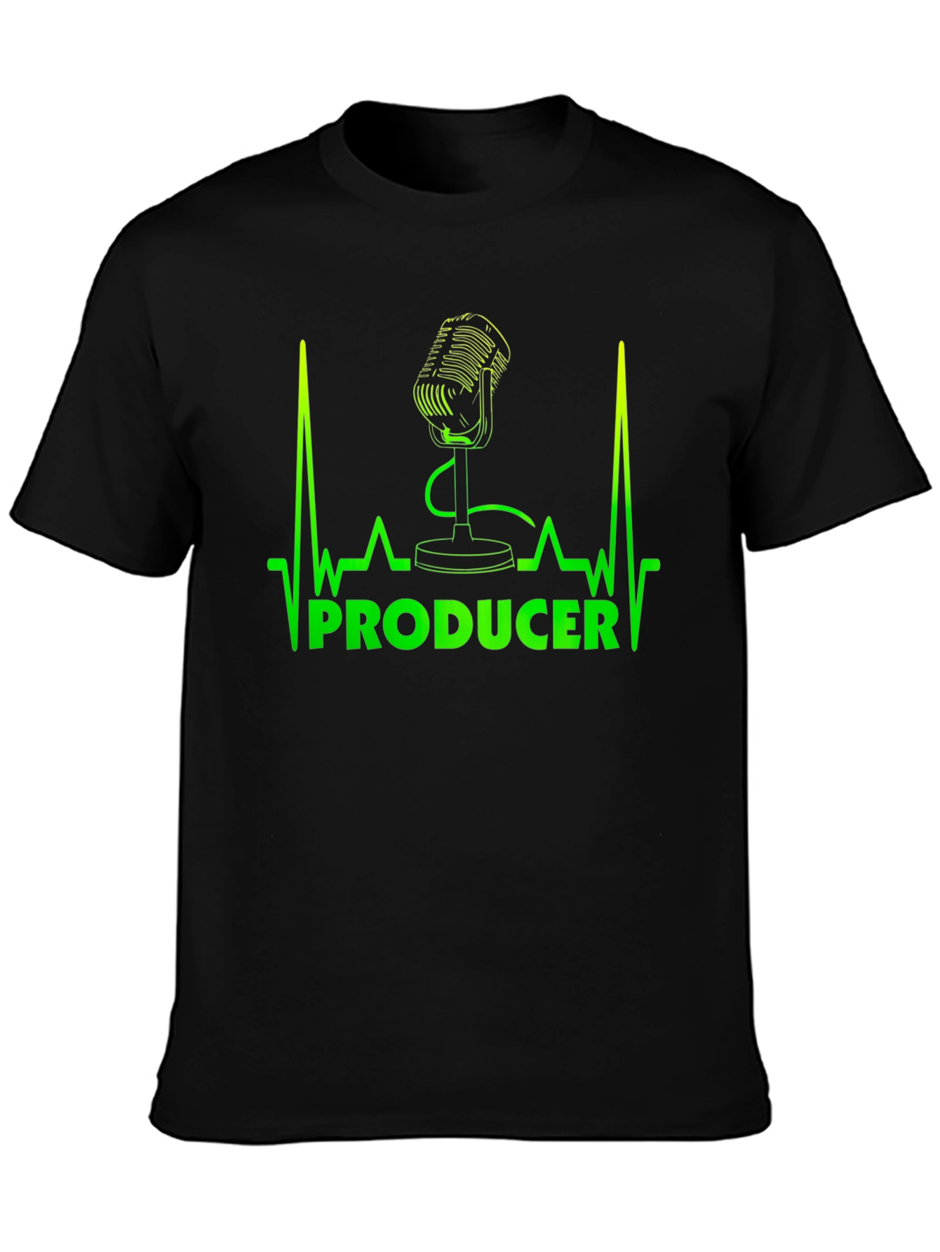 Producer Microphone Heartbeat T-Shirt