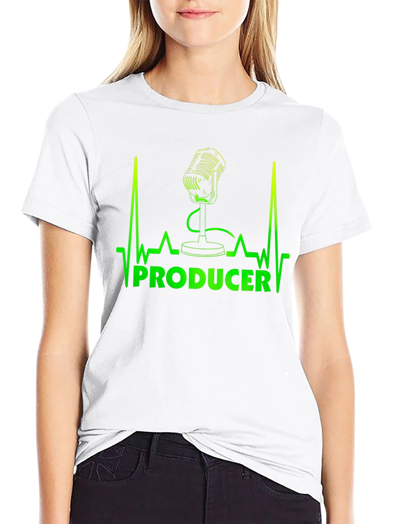 Producer Microphone Heartbeat T-Shirt