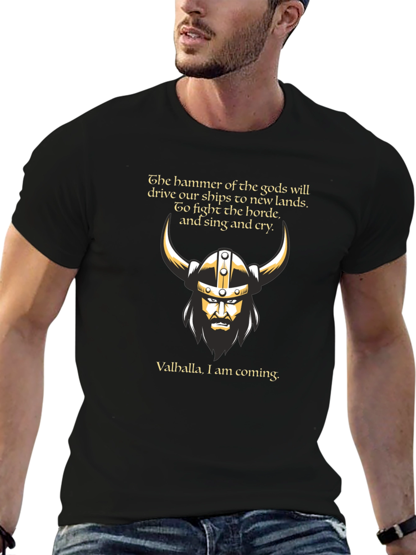 Viking Valhalla T-Shirt - Hammer of the Gods Tee