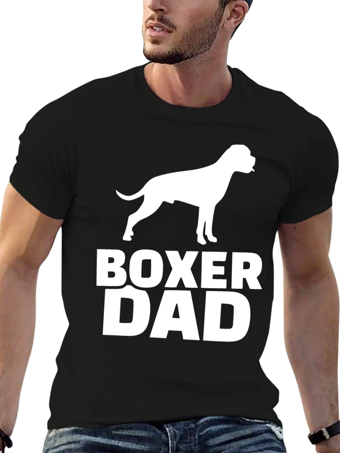 Boxer Dad T-Shirt - Dog Lover Gift