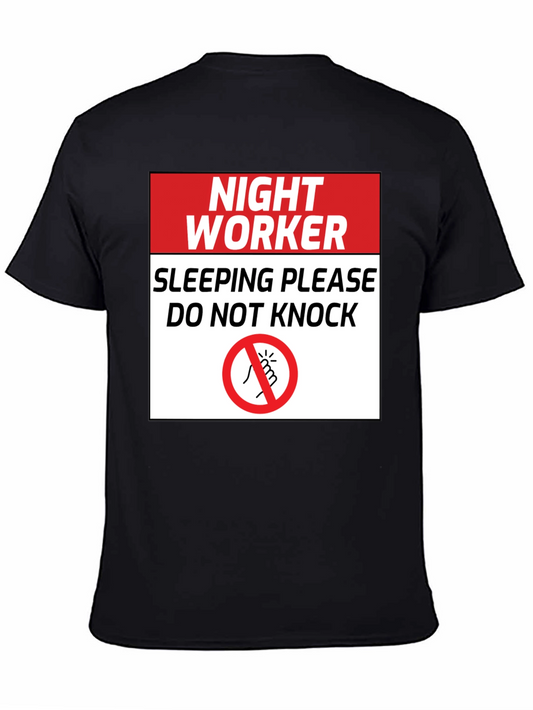 Night Worker Sleeping - Do Not Knock Graphic Tee