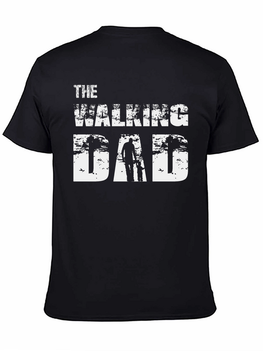 The Walking Dad Black Graphic Tee