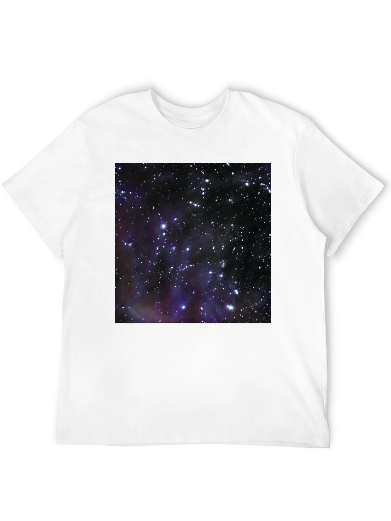 Galaxy Print Black T-Shirt