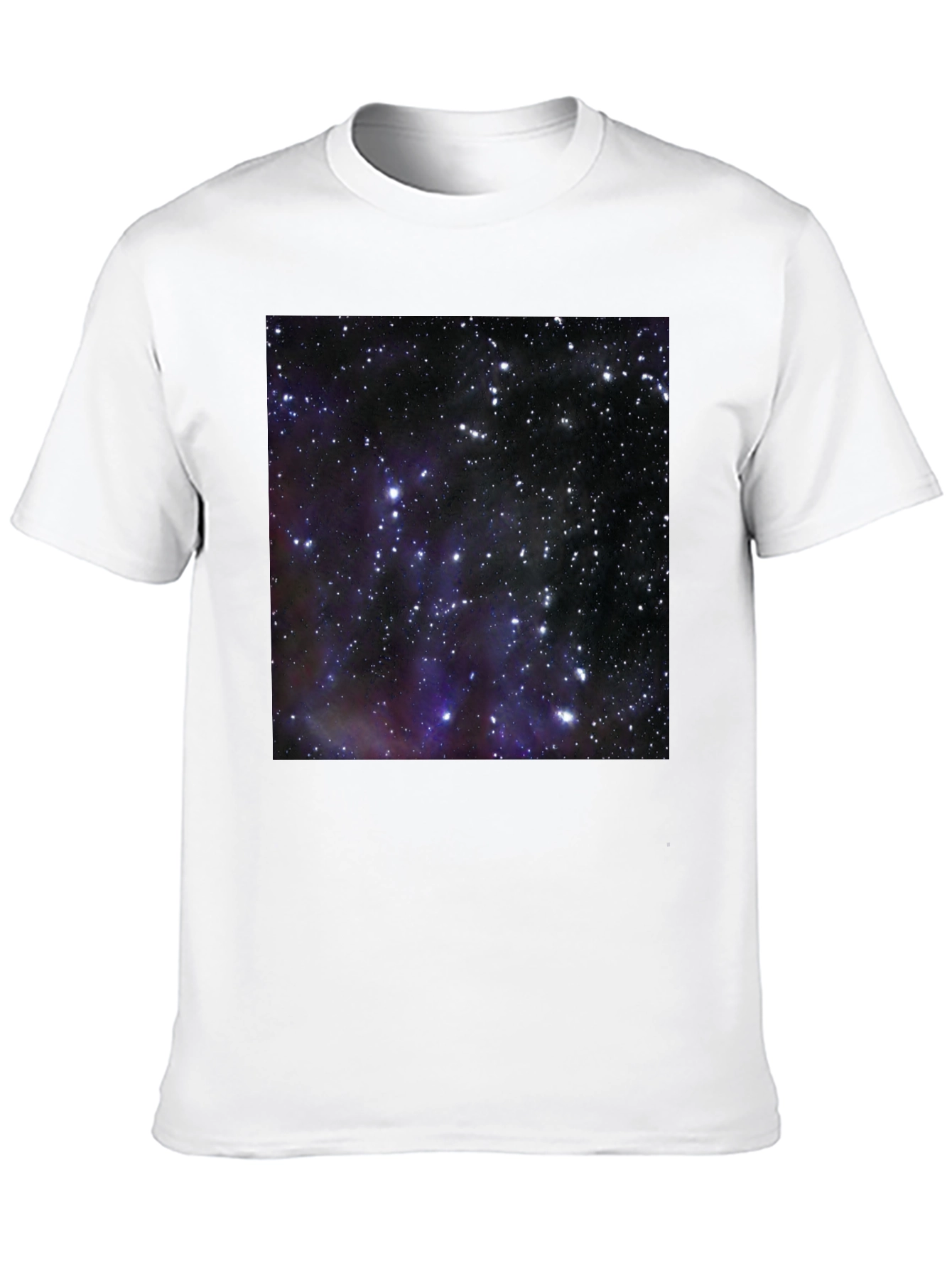 Galaxy Print Black T-Shirt