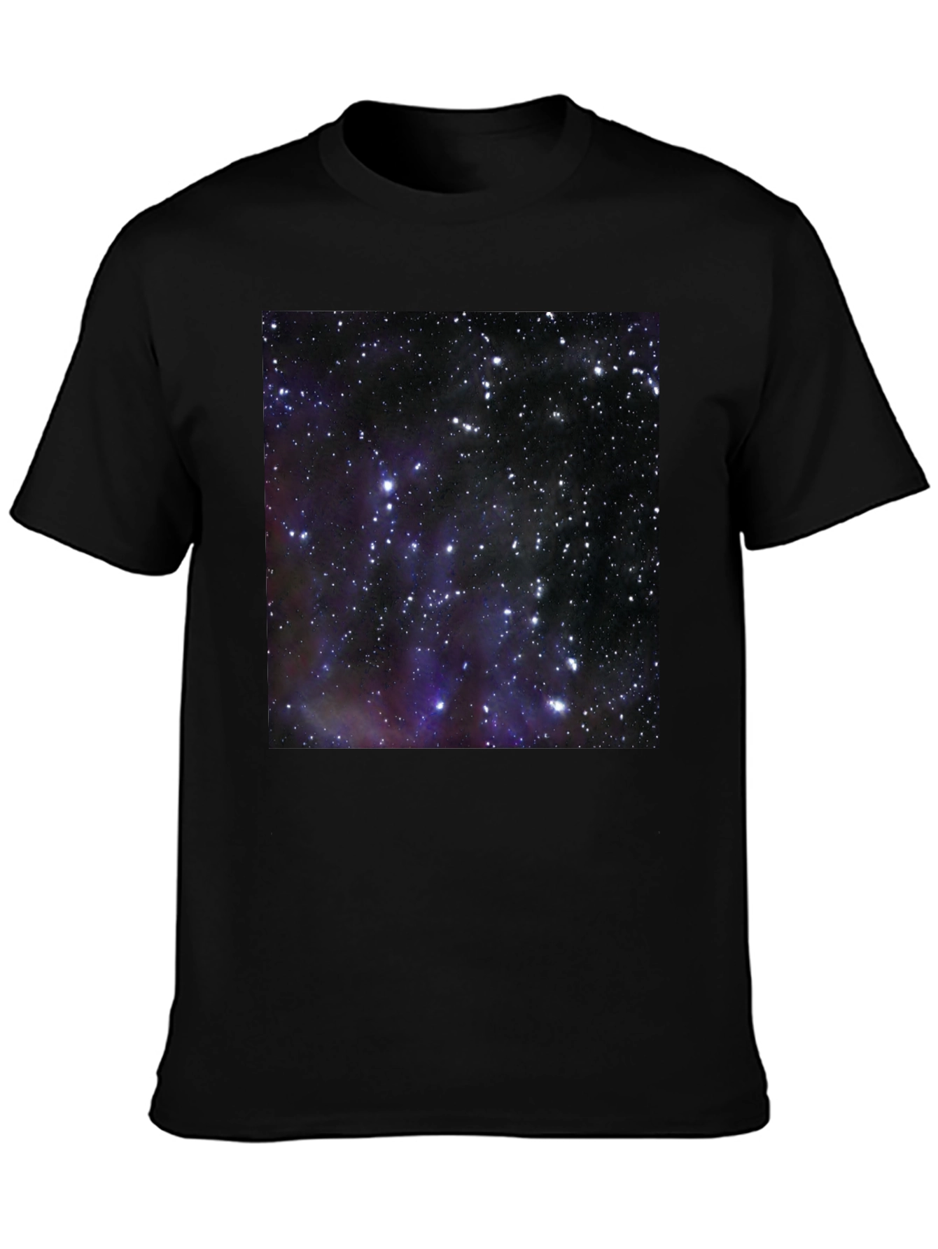 Galaxy Print Black T-Shirt