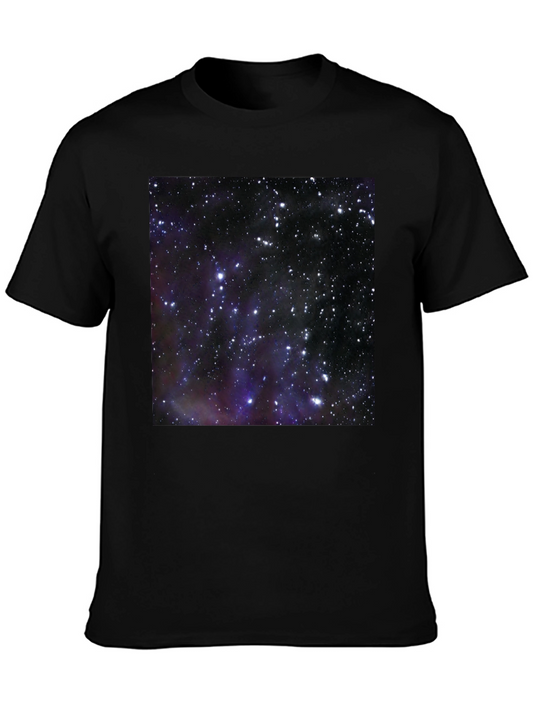 Galaxy Print Black T-Shirt