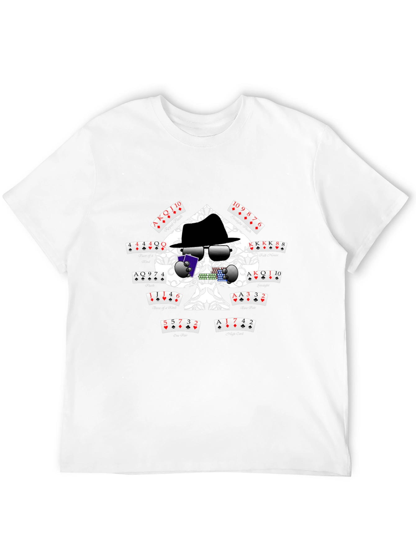Poker Skull T-Shirt - Casino Style