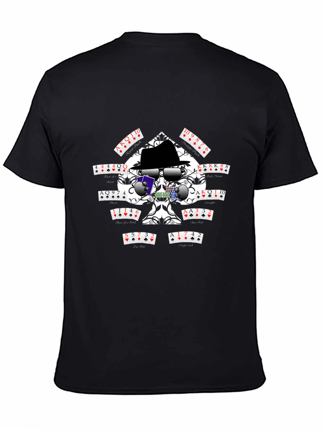 Poker Skull T-Shirt - Casino Style