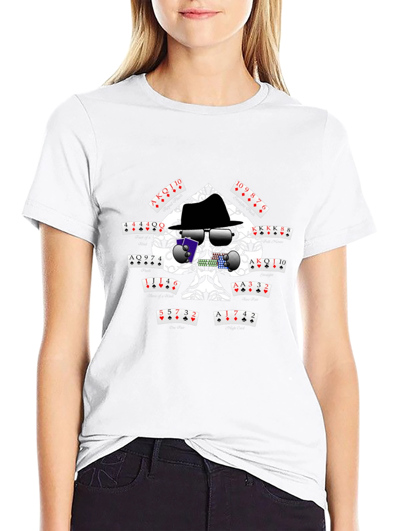 Poker Skull T-Shirt - Casino Style
