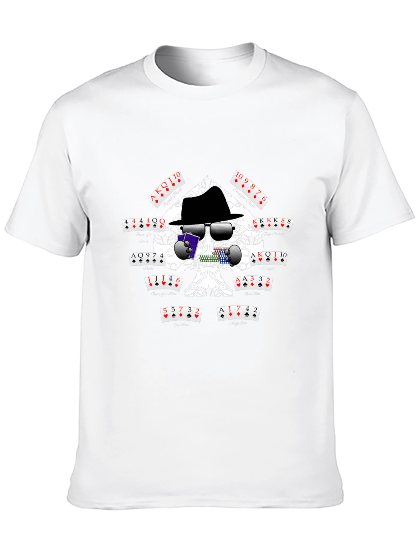 Poker Skull T-Shirt - Casino Style