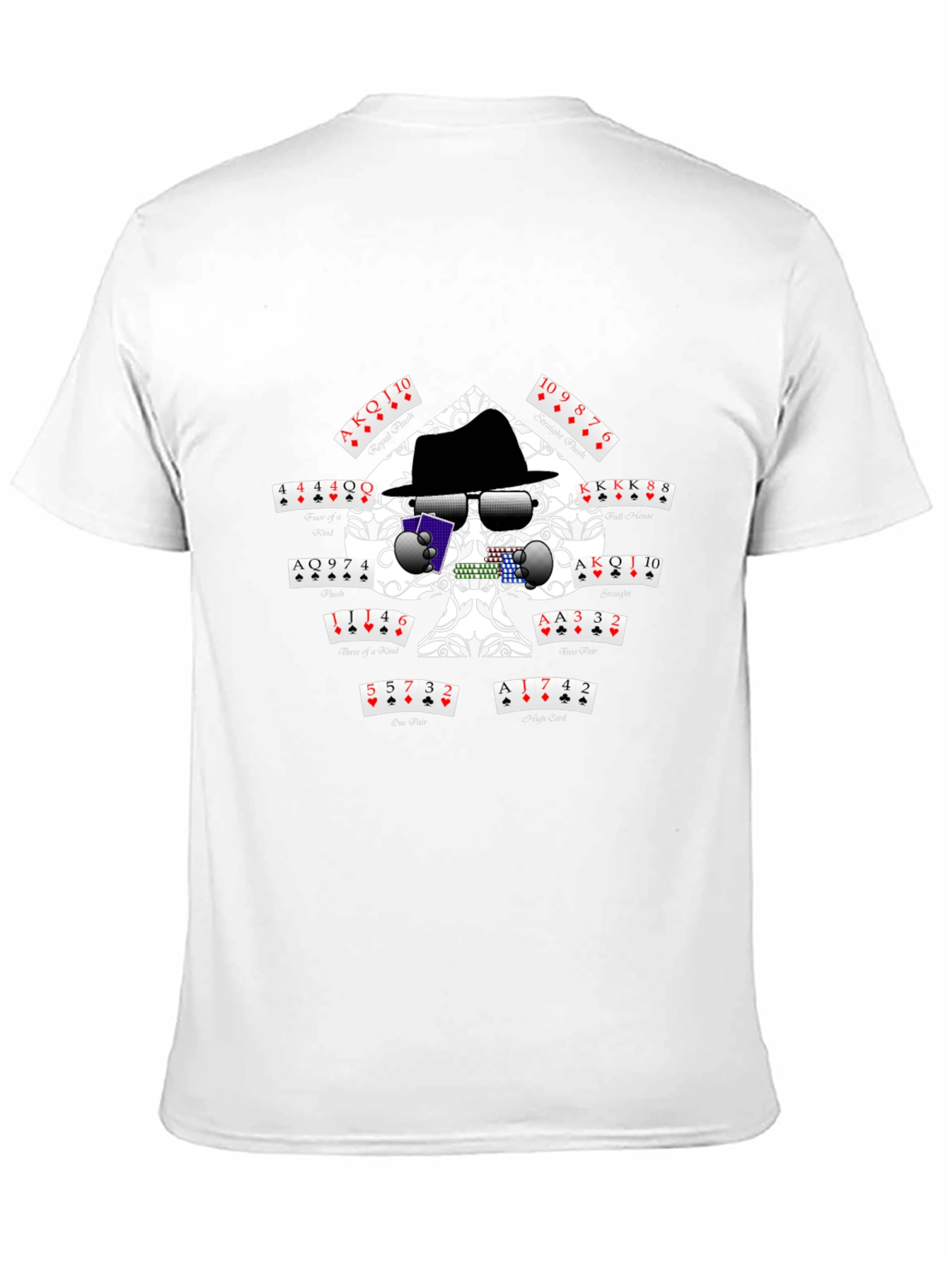 Poker Skull T-Shirt - Casino Style