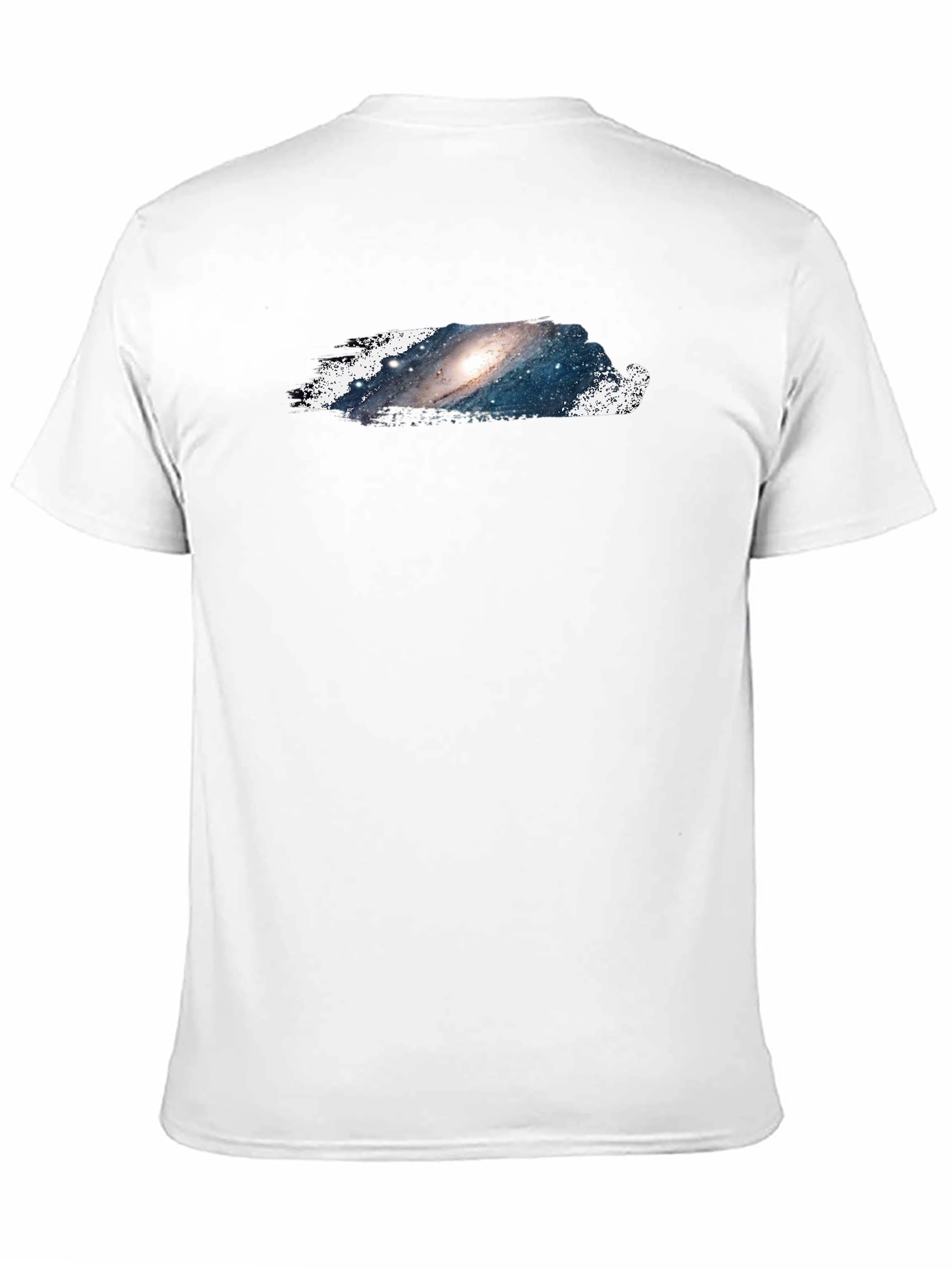 Galaxy Print Black T-Shirt - Casual and Stylish