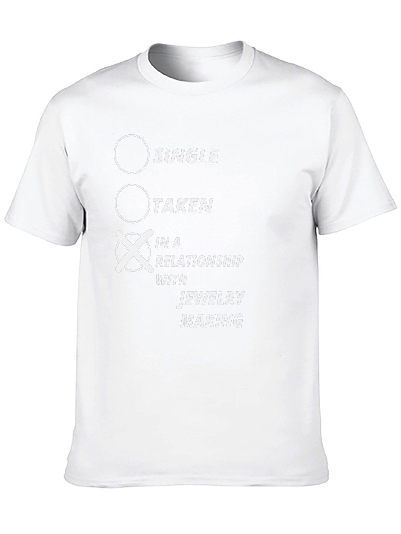 Jewelry Making Relationship T-Shirt - Black