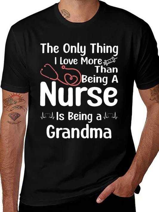 Nurse & Grandma Tee - Gift for Healthcare Hero Grandmas