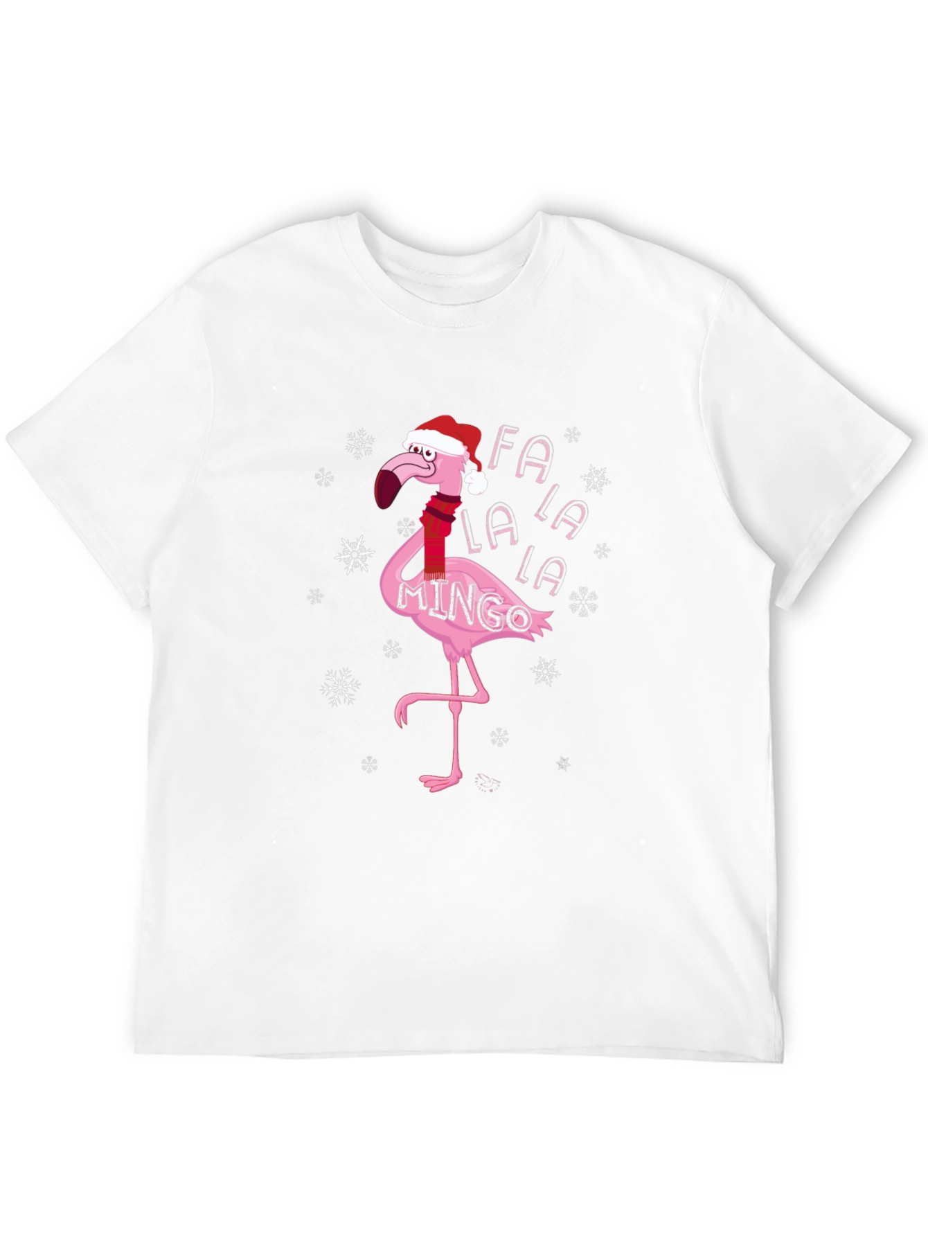 Fa La La Mingo T-Shirt - Christmas Flamingo Tee