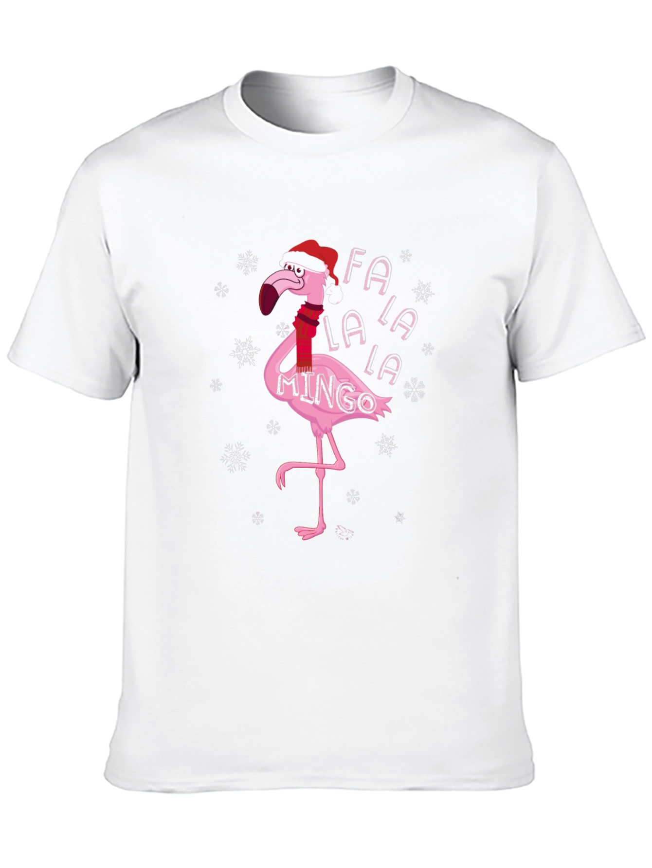 Fa La La Mingo T-Shirt - Christmas Flamingo Tee