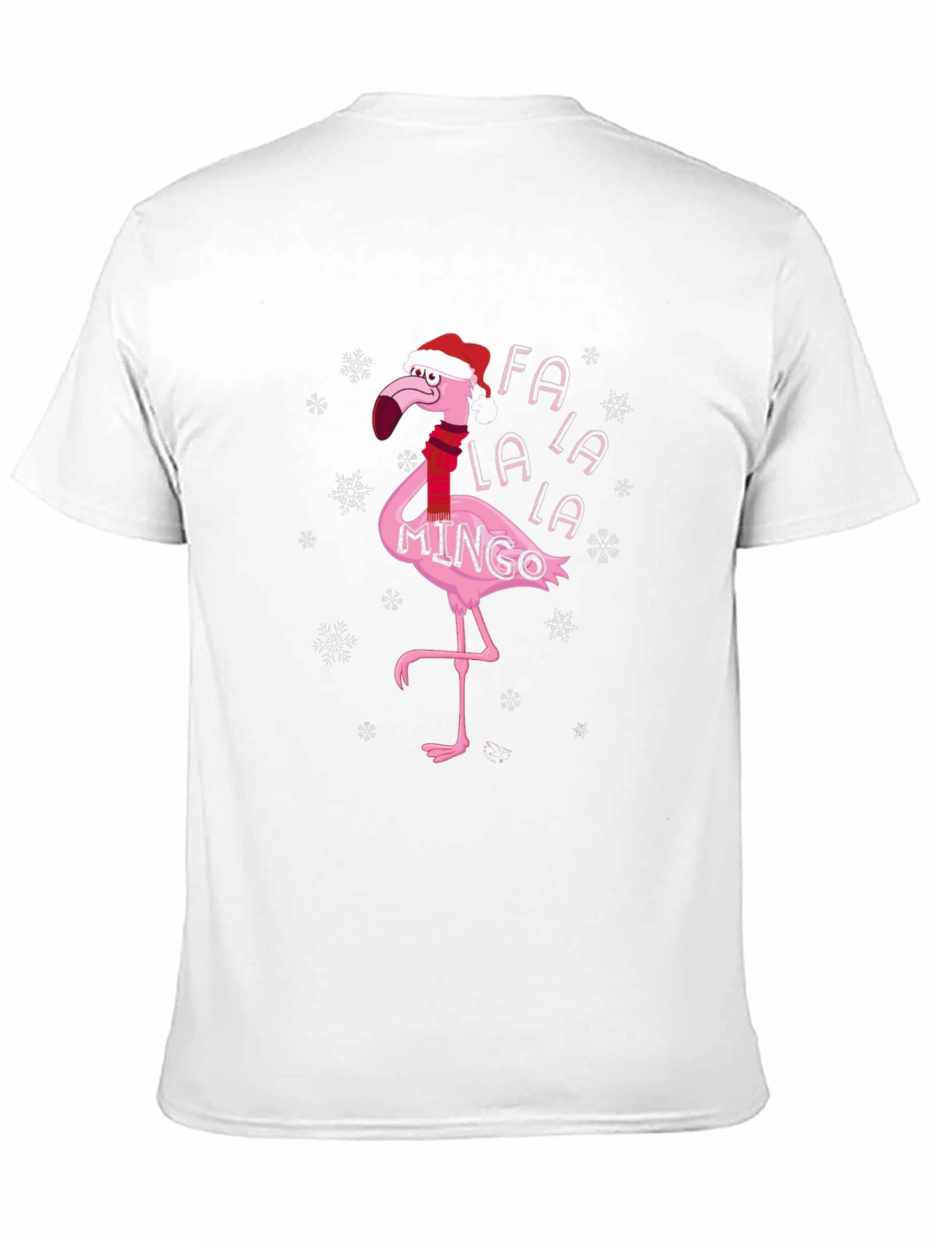 Fa La La Mingo T-Shirt - Christmas Flamingo Tee