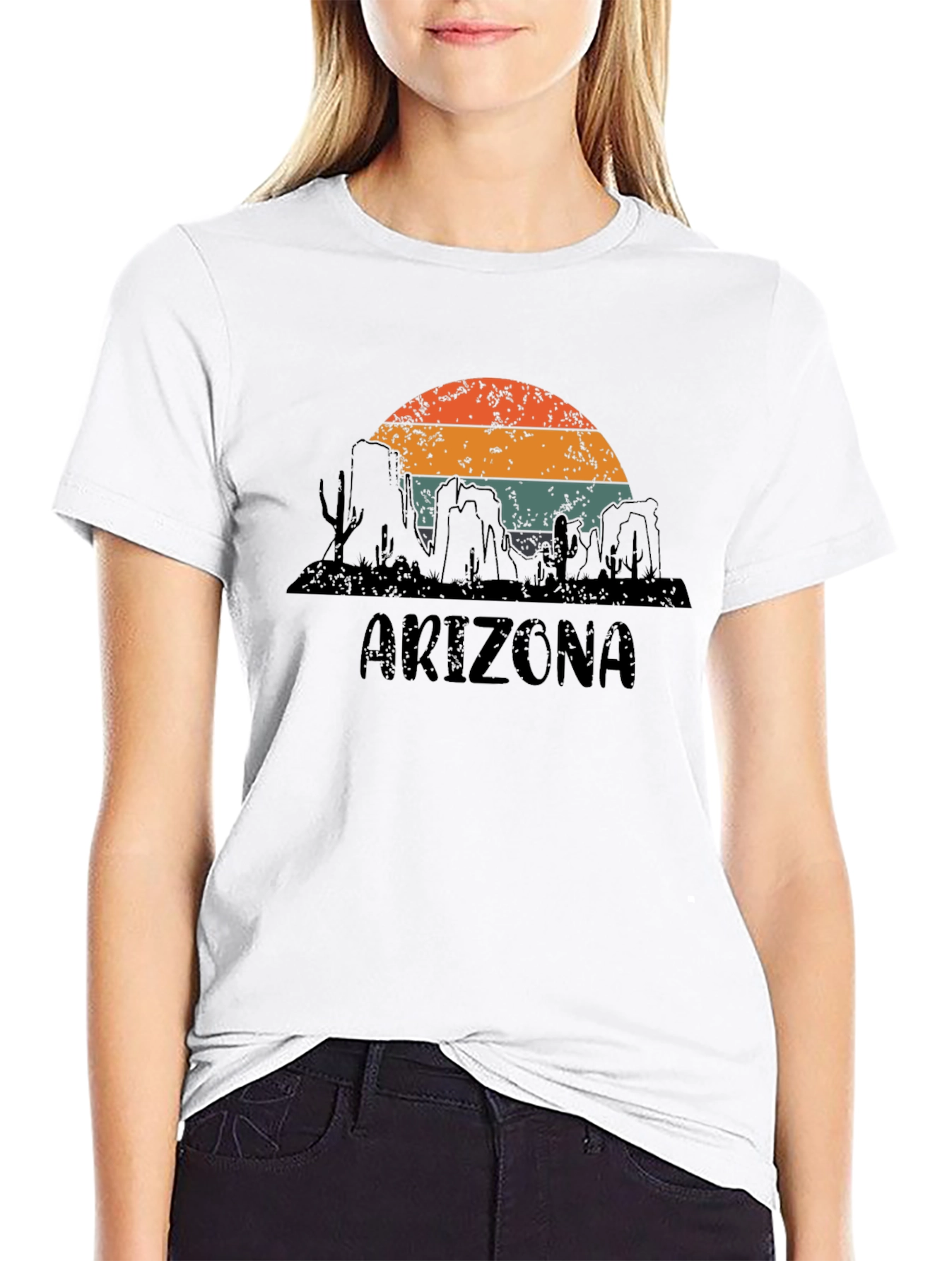 Arizona Desert Graphic Tee - Retro Style