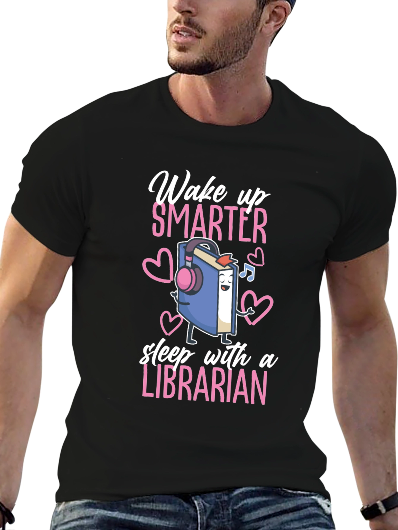 Wake Up Smarter Librarian Graphic Tee