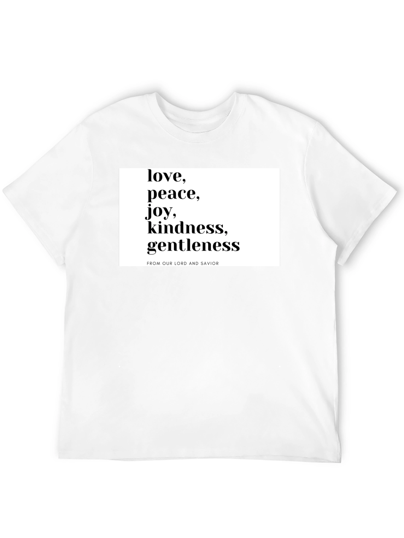 Love Peace Joy T-Shirt - Christian Inspired
