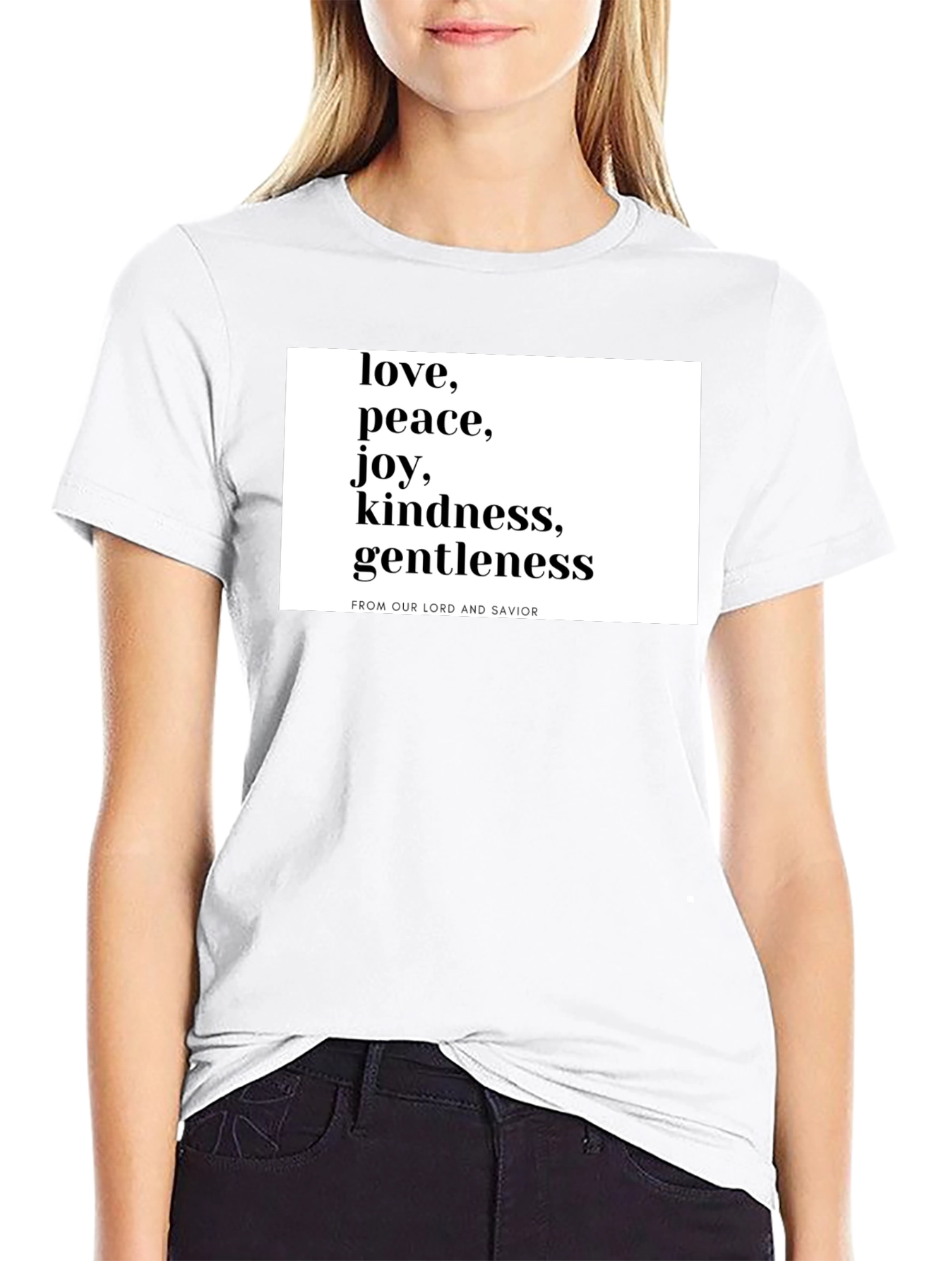 Love Peace Joy T-Shirt - Christian Inspired