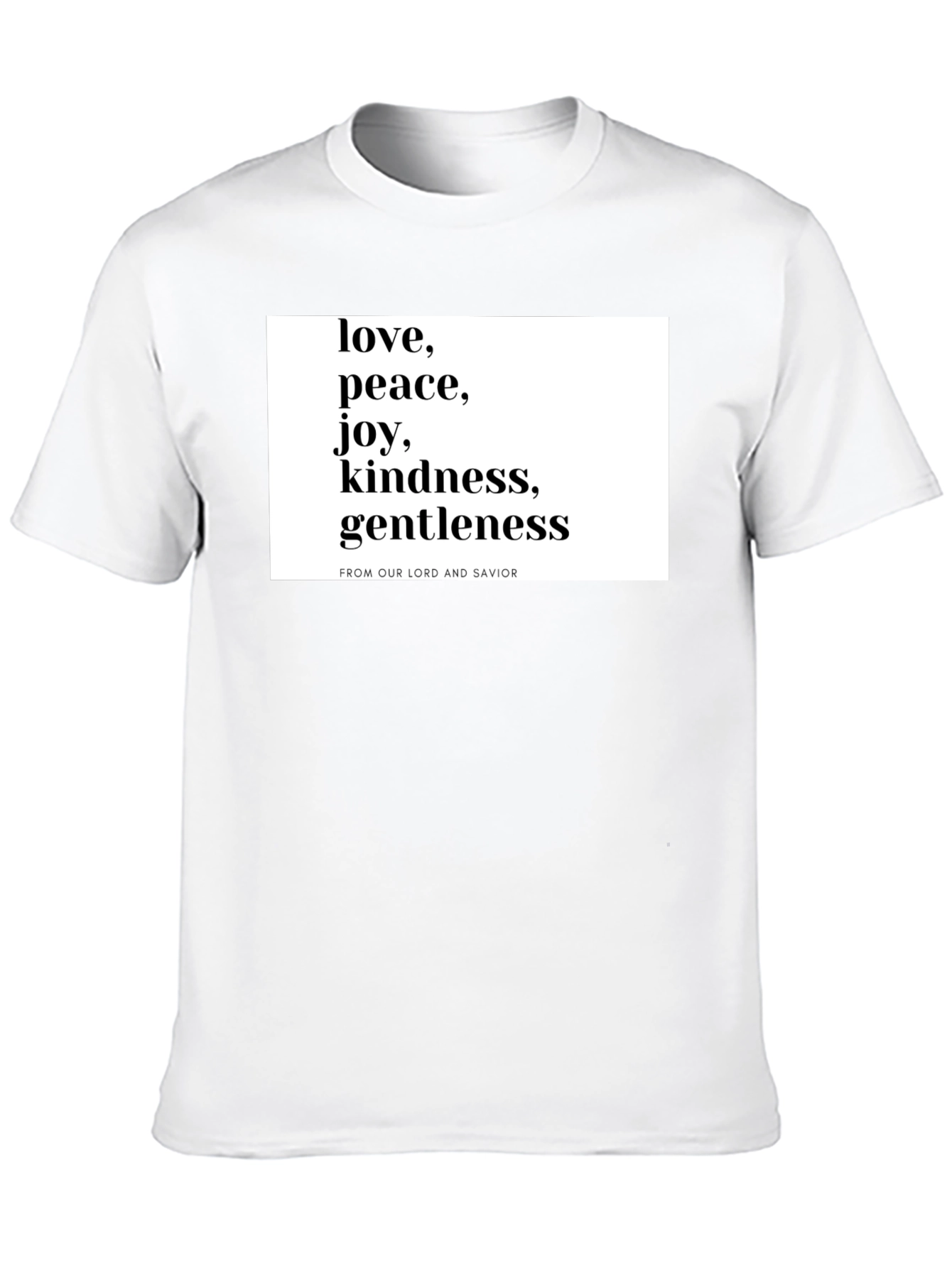 Love Peace Joy T-Shirt - Christian Inspired