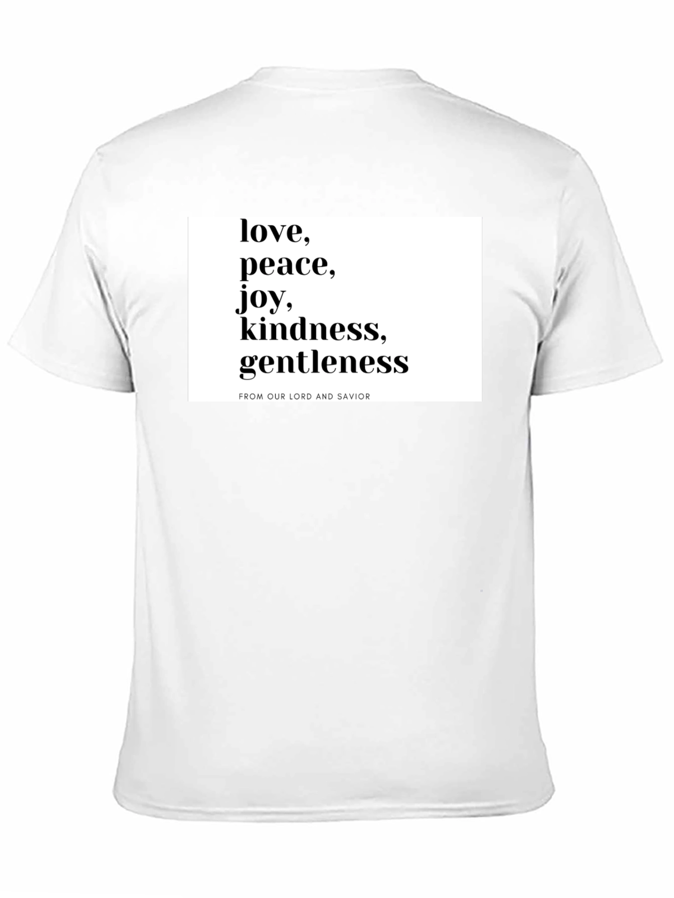 Love Peace Joy T-Shirt - Christian Inspired