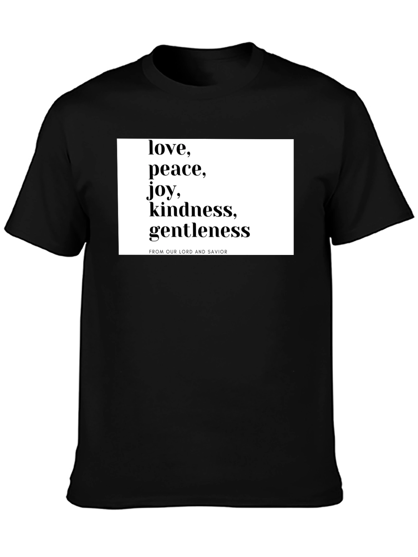 Love Peace Joy T-Shirt - Christian Inspired
