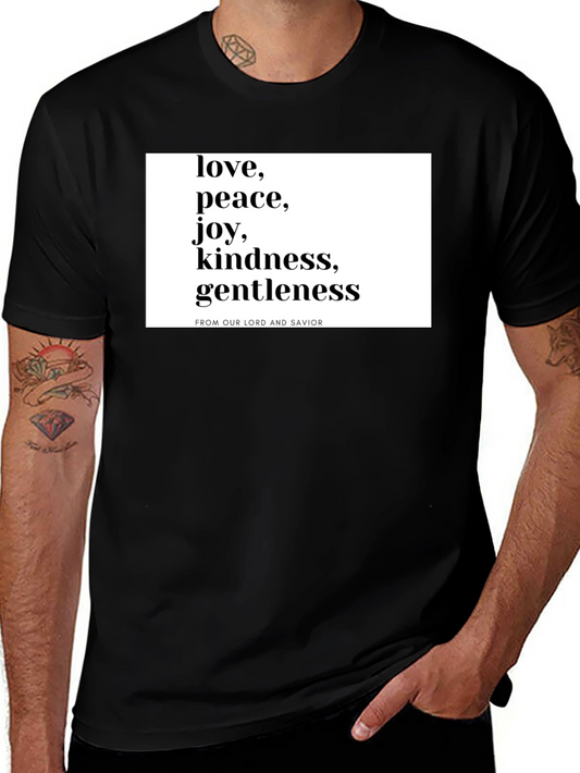 Love Peace Joy T-Shirt - Christian Inspired