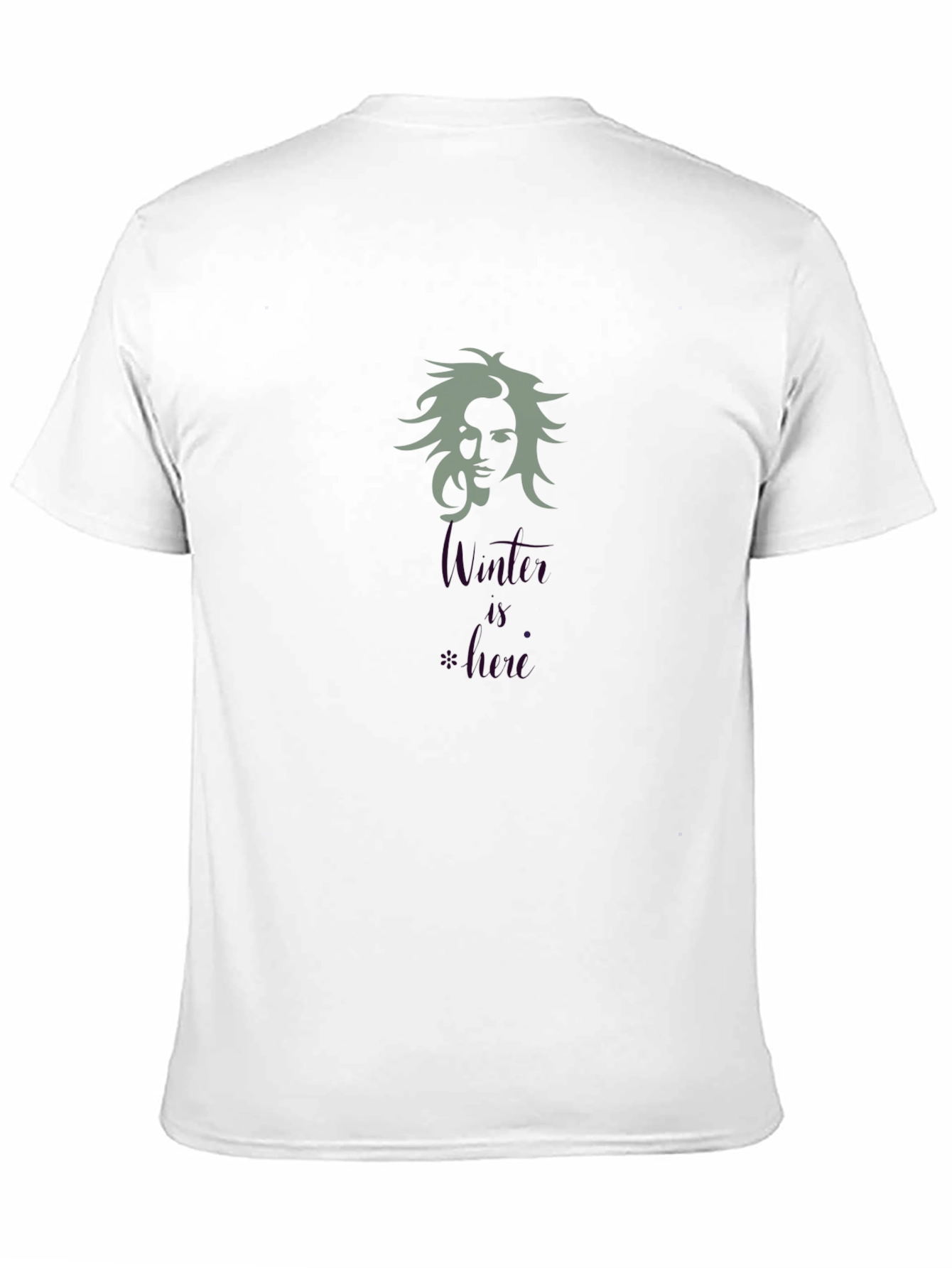 Winter is Here Graphic T-Shirt - Black