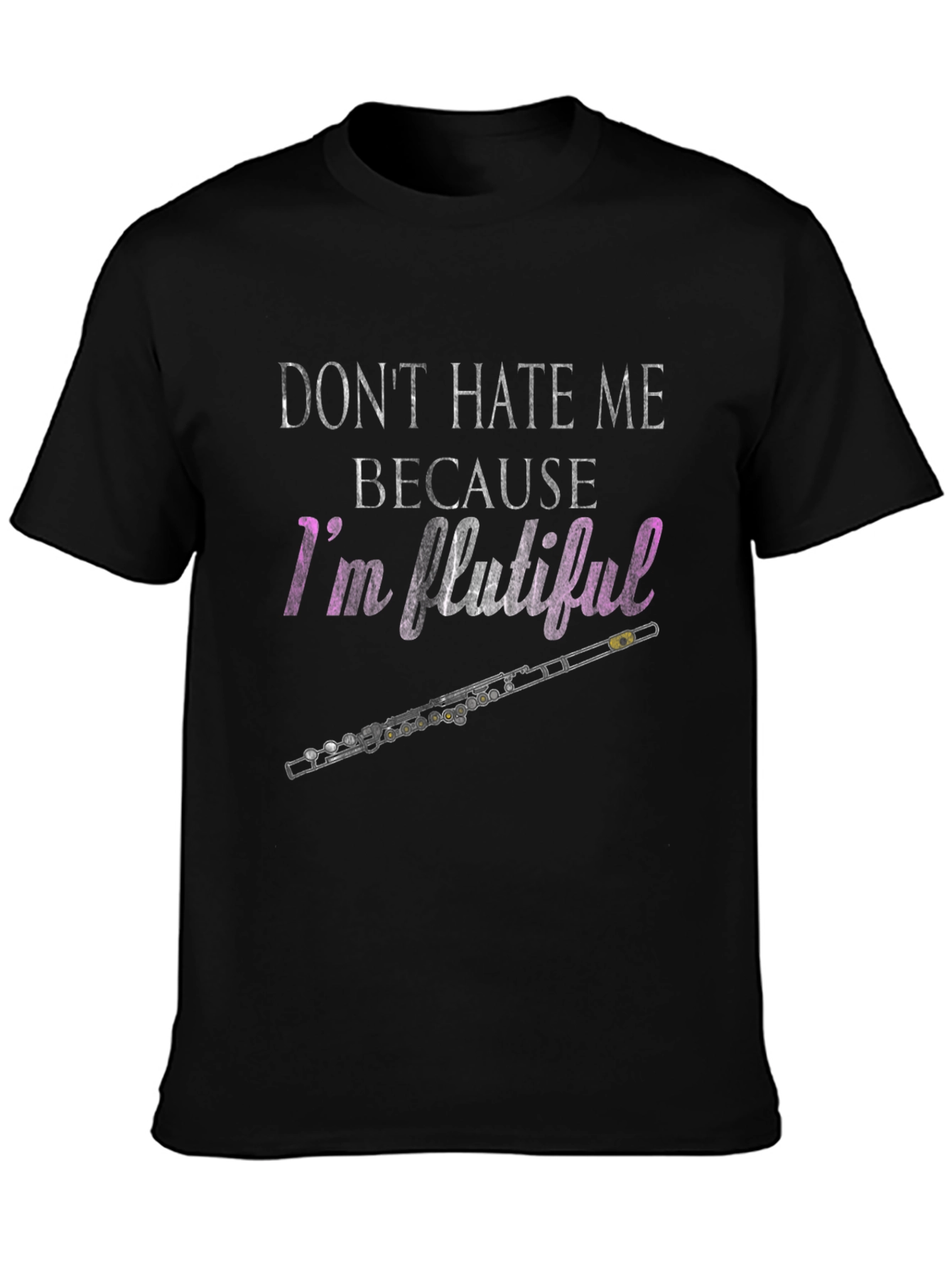 Flutiful Music T-Shirt - Band Instrument Tee