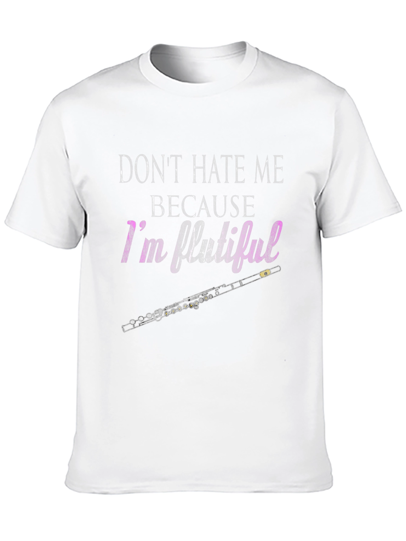 Flutiful Music T-Shirt - Band Instrument Tee