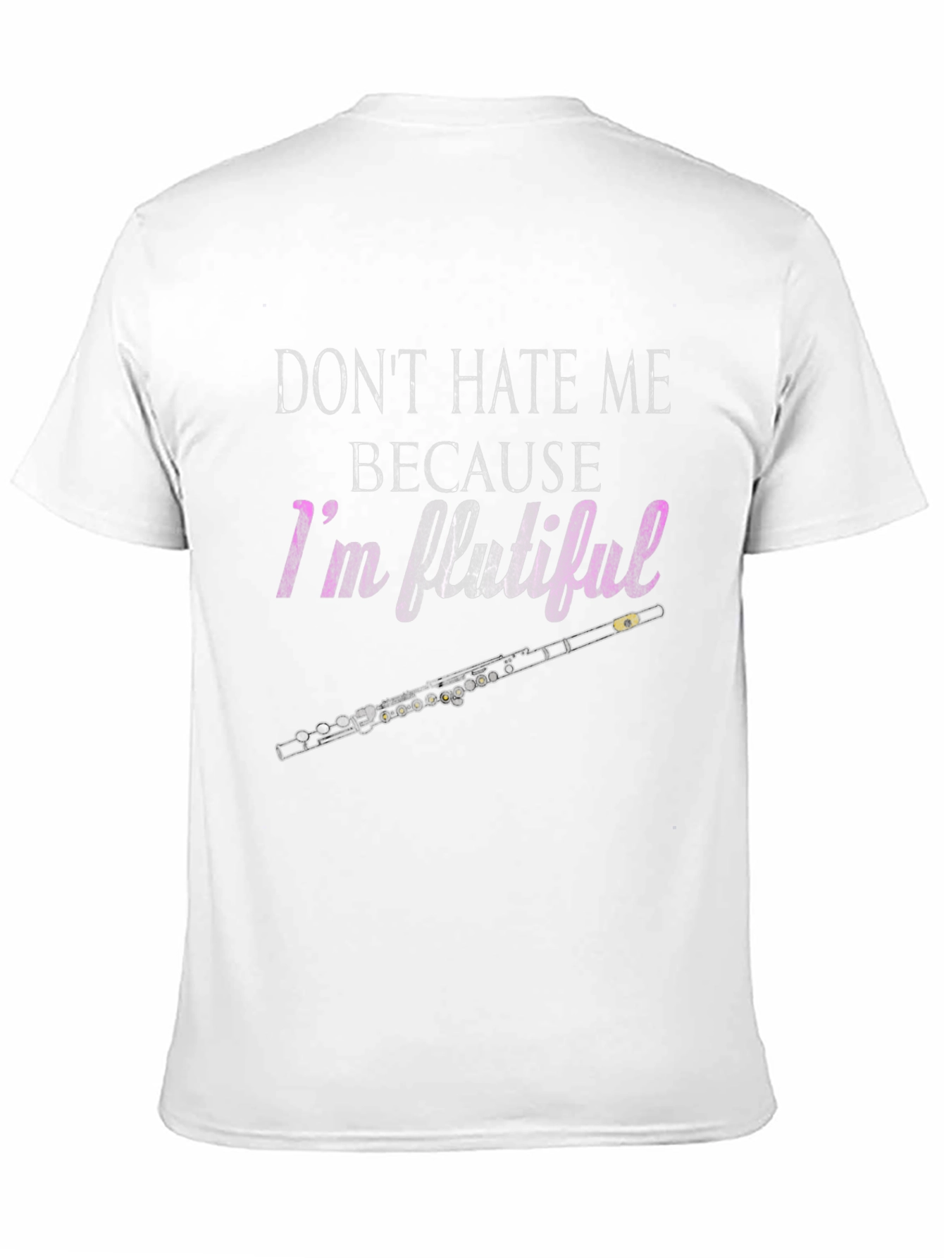 Flutiful Music T-Shirt - Band Instrument Tee