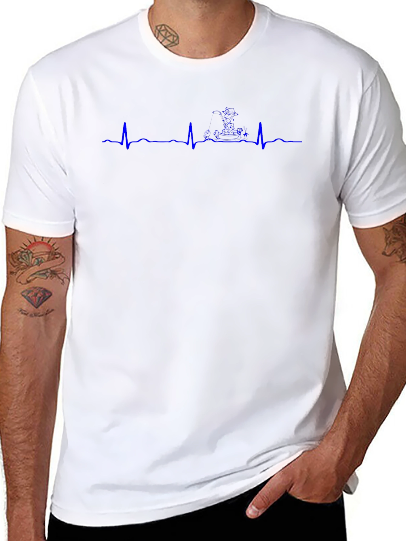 Heartbeat DJ T-Shirt - Cool Music Lover Tee