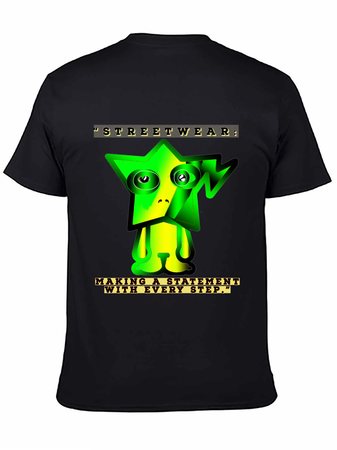Streetwear Star Graphic T-Shirt