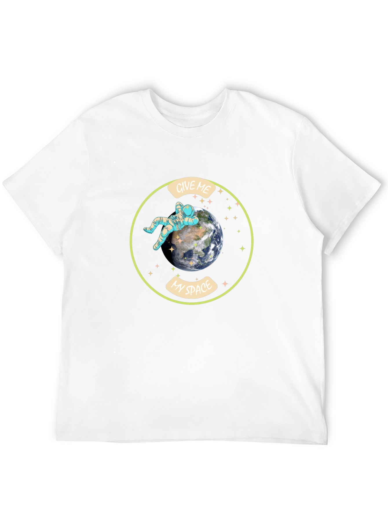 Give Me My Space T-Shirt - Astronaut Earth Design