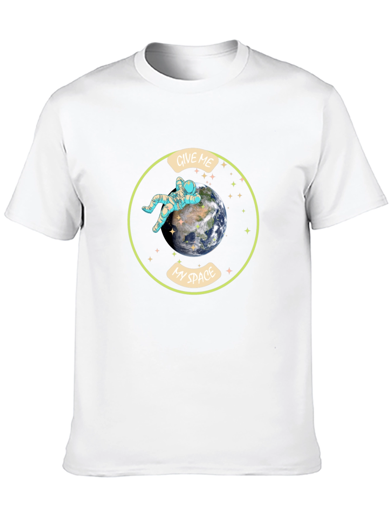 Give Me My Space T-Shirt - Astronaut Earth Design