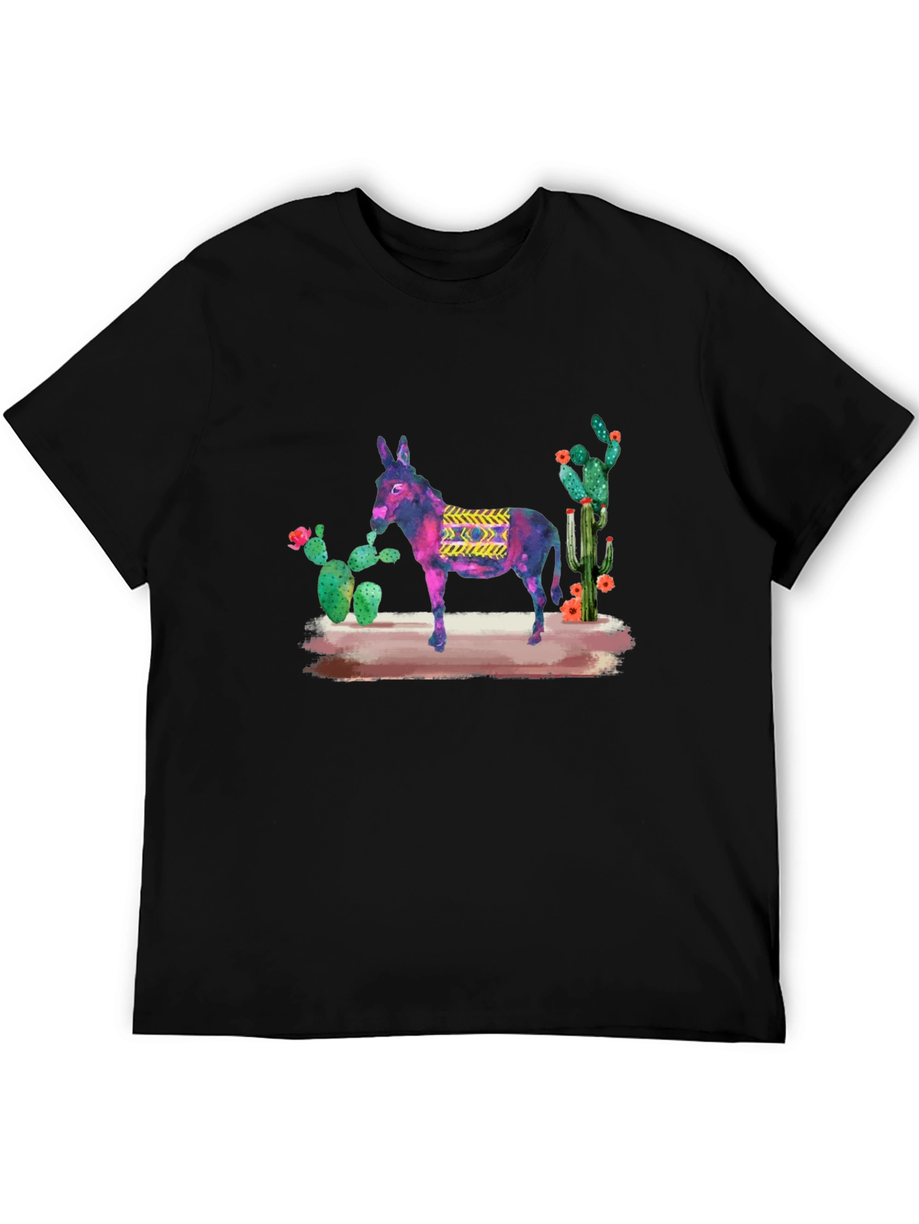 Donkey & Cactus Graphic T-Shirt