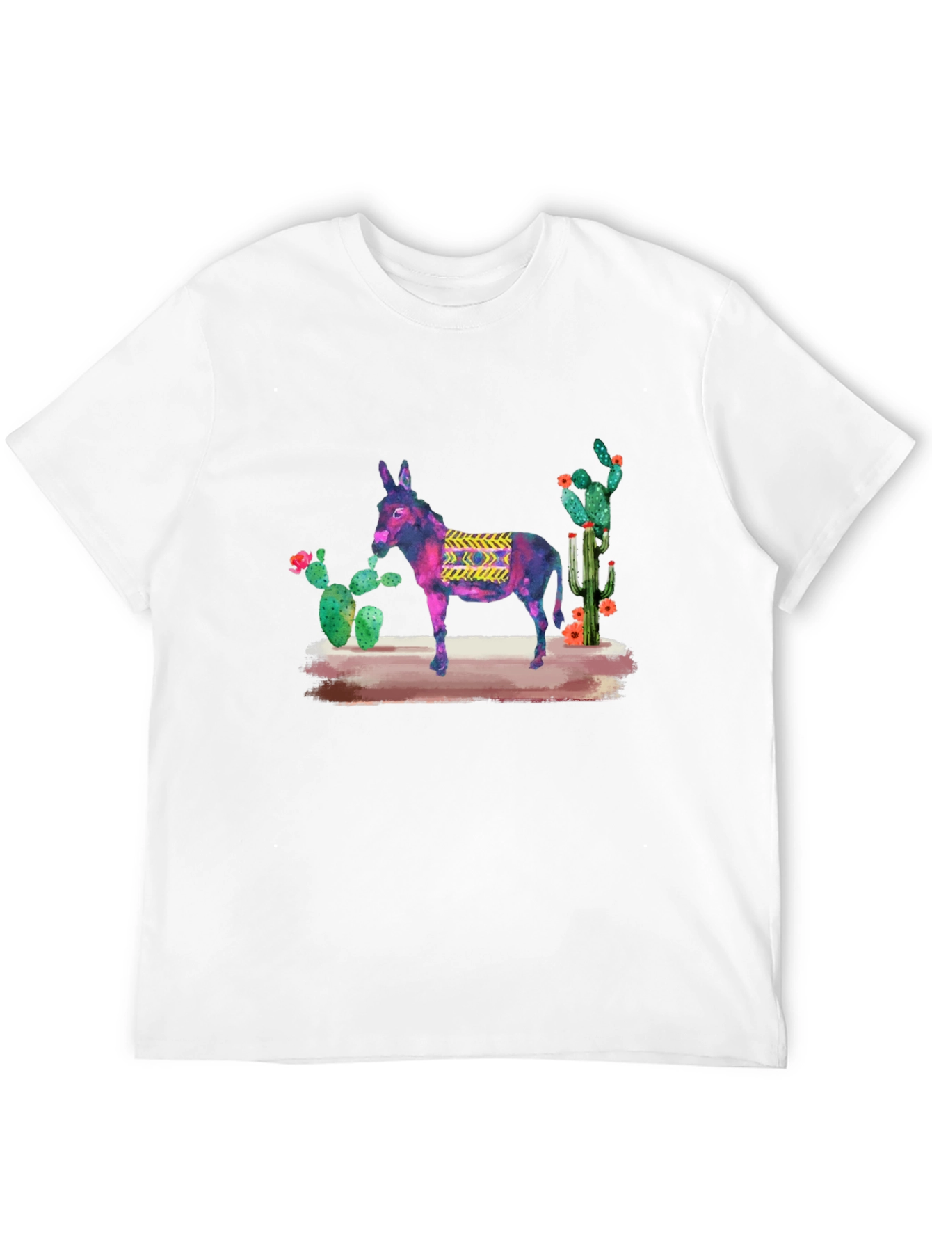 Donkey & Cactus Graphic T-Shirt