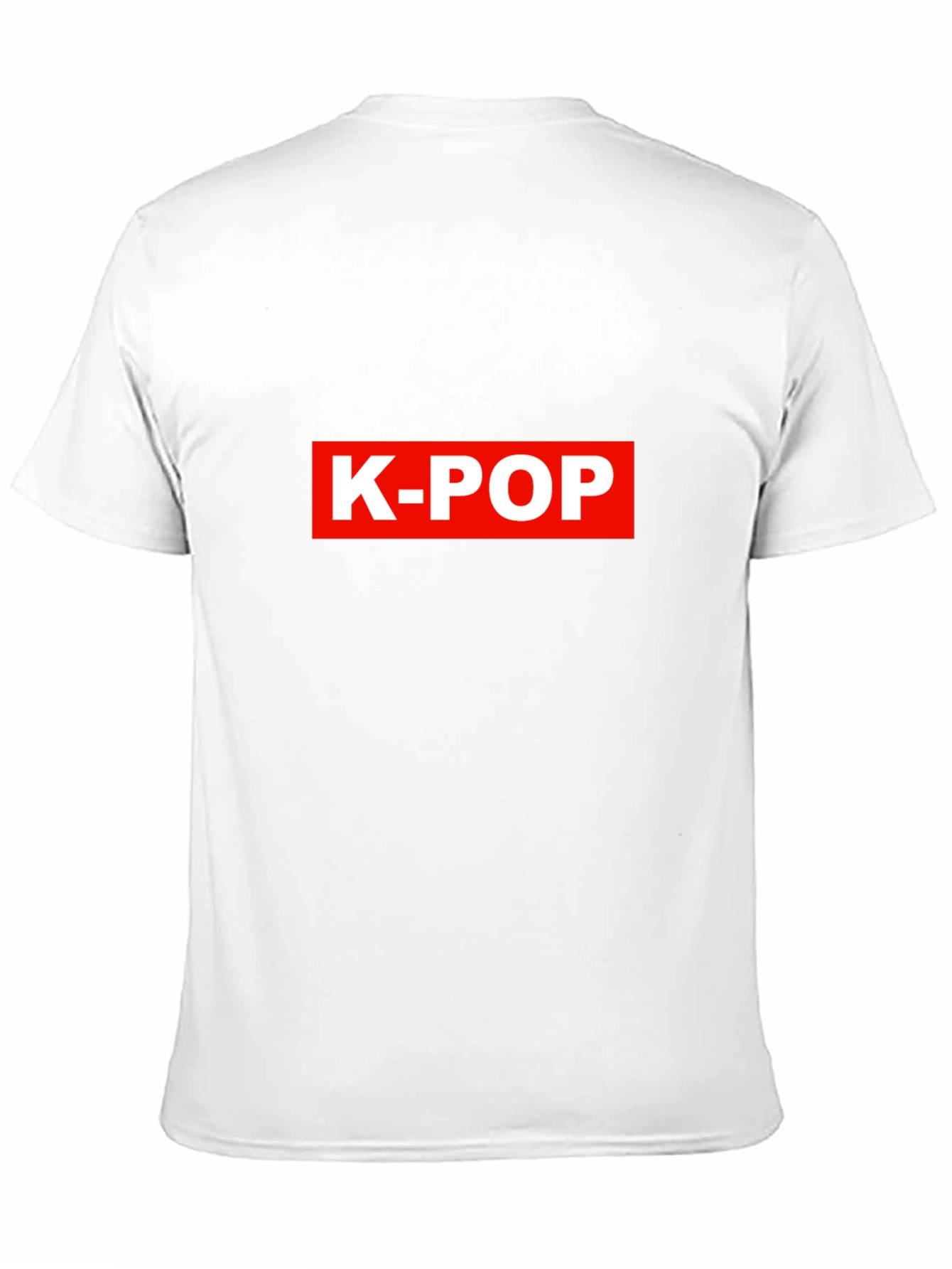 K-Pop Red Logo Black T-Shirt