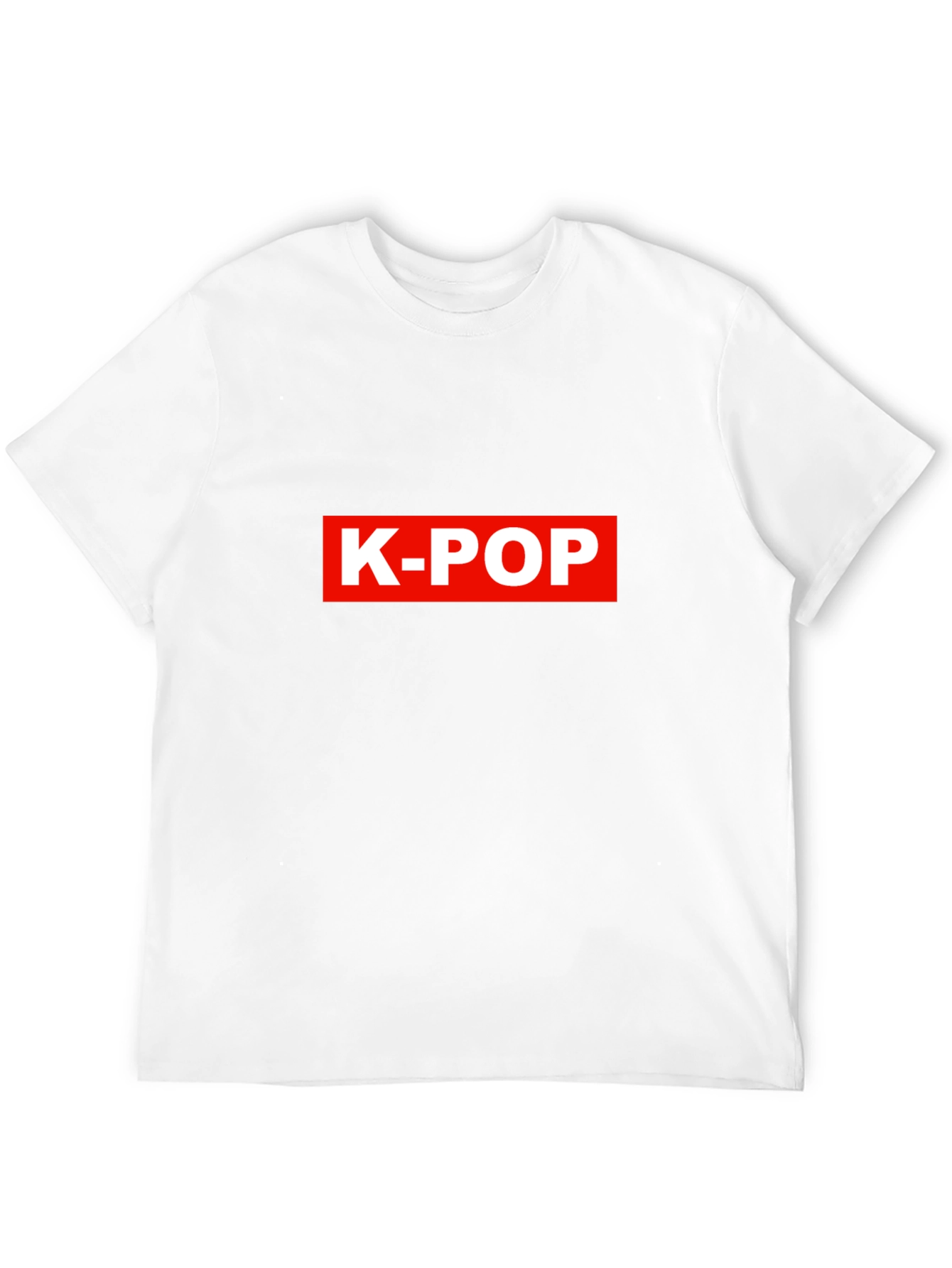 K-Pop Red Logo Black T-Shirt