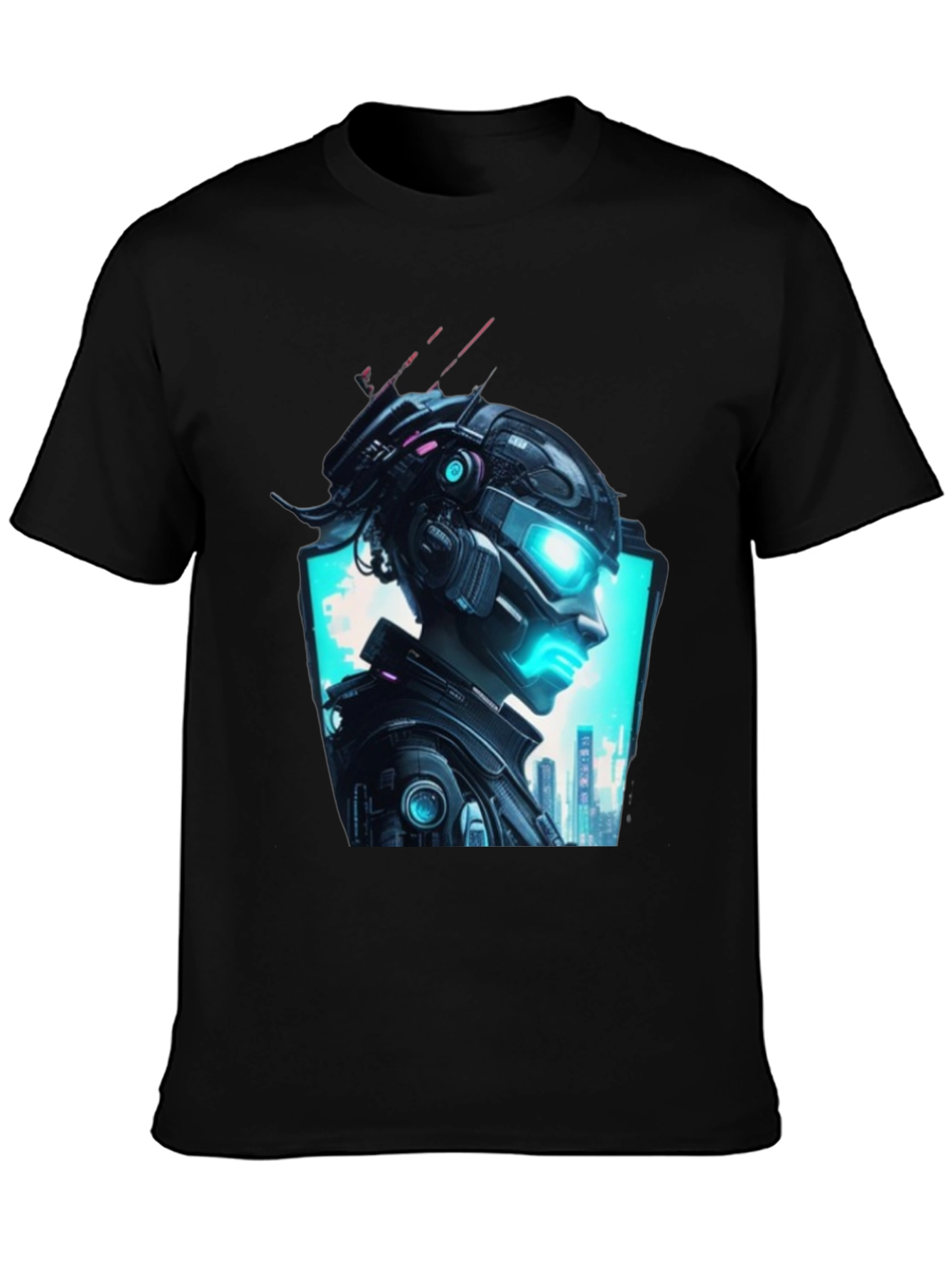 Cyberpunk Vision T-Shirt - Futuristic Graphic Tee
