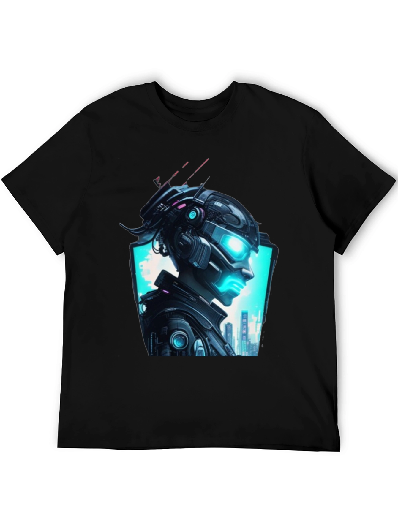 Cyberpunk Vision T-Shirt - Futuristic Graphic Tee