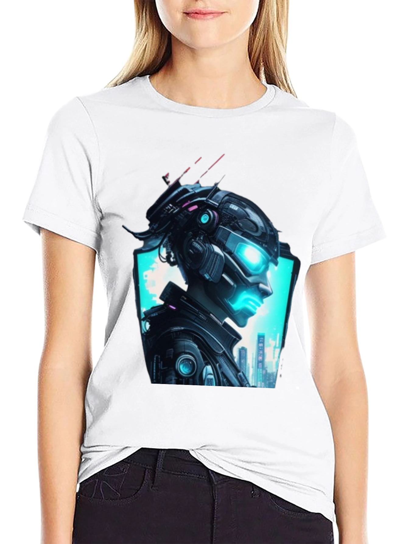 Cyberpunk Vision T-Shirt - Futuristic Graphic Tee